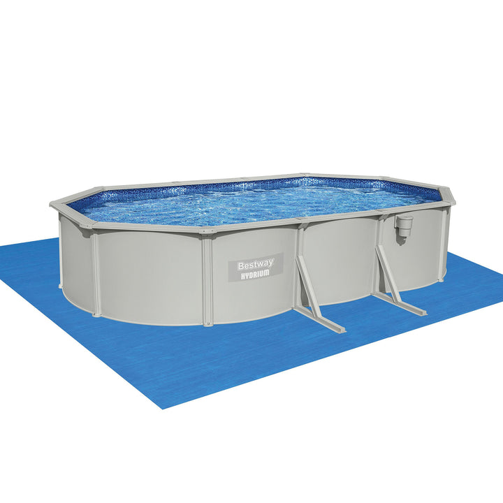 Bestway Hydrium 20’x12’x48” Steel Wall Oval Above Ground Swimming Pool(Open Box)
