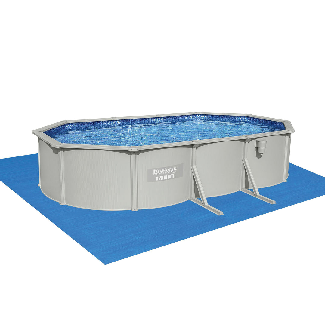 Bestway Hydrium 20’x12’x48” Steel Wall Oval Above Ground Swimming Pool(Open Box)