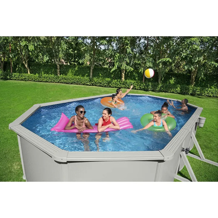 Bestway Hydrium 20’x12’x48” Steel Wall Oval Above Ground Swimming Pool(Open Box)