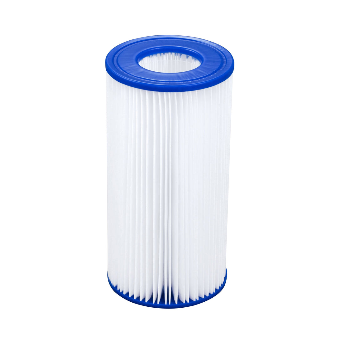 Bestway 4.2" x 8" Type III-A/C Filter Cartridge for Outdoor Pool Pump, 2 Pack