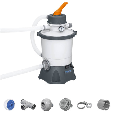 Bestway 800 Gal Sand Filter Pump with ChemConnect and Top Flange Clamp(Open Box) - VMInnovations