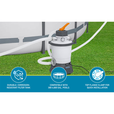 Bestway Flowclear 800 Gal Sand Filter Pump with ChemConnect (Used) - VMInnovations