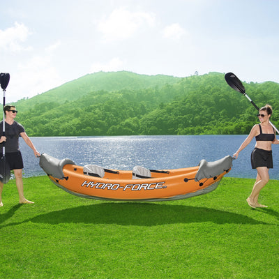 Hydro-Force 10 Foot by 6 Inch Rapid Inflatable Kayak Set w/Inflata-Shield (Used) - VMInnovations