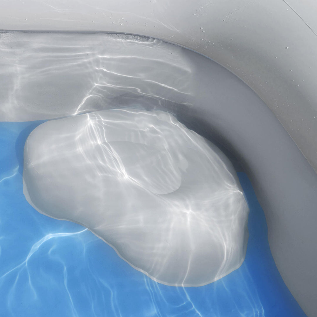 H20GO! TruPrint Stone Inflatable Kiddie Swimming Pool, 7' x 6'9" x 21"(Open Box)