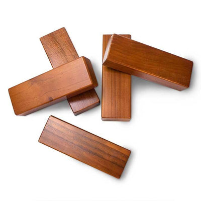 YardGames Giant Tumbling Timbers Wood Stacking Game with 56 Blocks (2 Pack)
