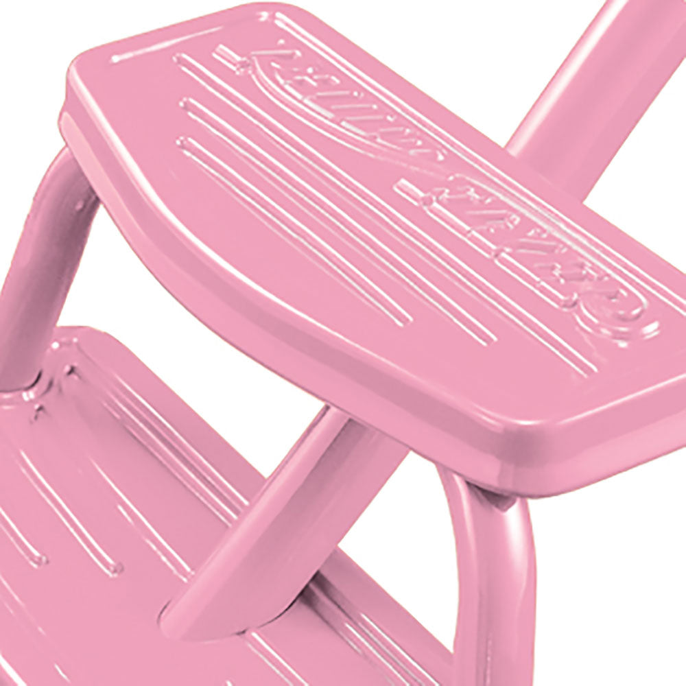 Radio Flyer 33PZ Kids Classic Style Dual Deck Tricycle with Handlebar Bell, Pink - VMInnovations