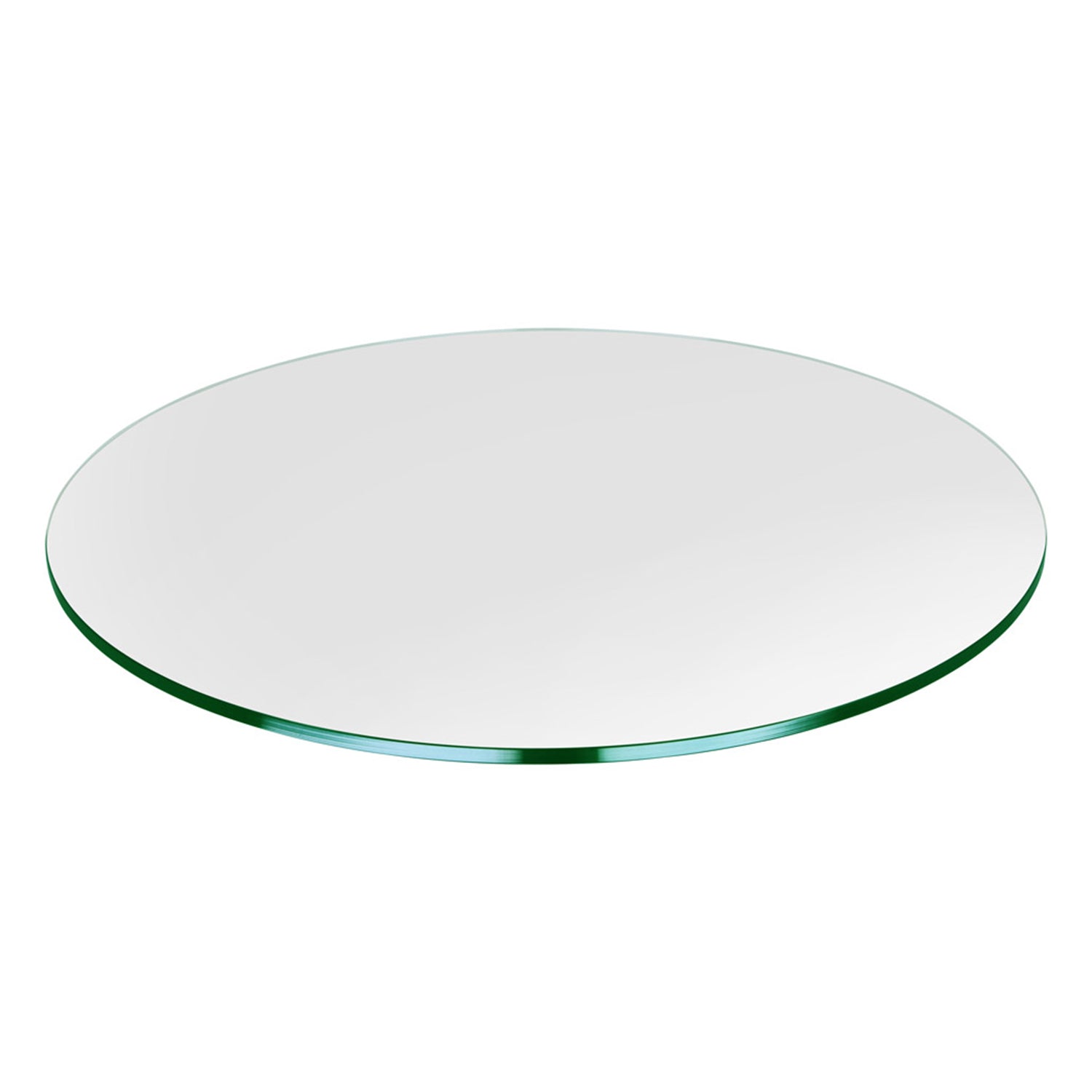 Dulles Glass 33" Round Flat Polish 1/4" Thick Tempered Glass Table Top (Used)