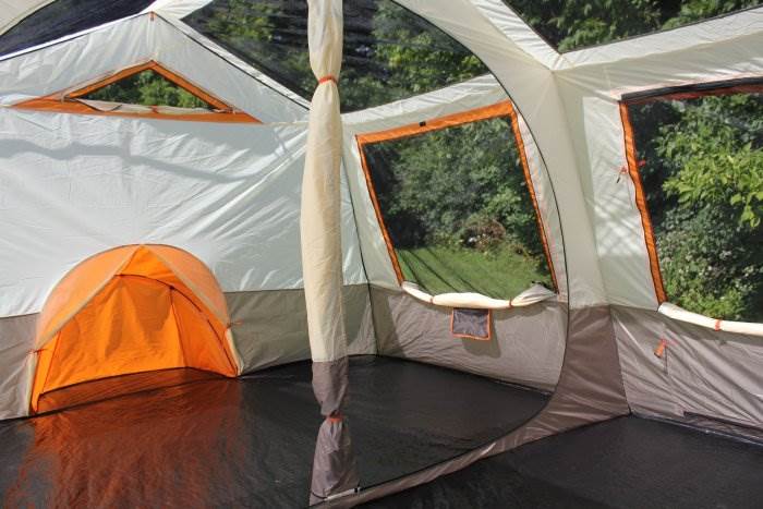 Tahoe Gear Ottawa 12 Person Cabin Frame 3-Season Family Tent - Open Box