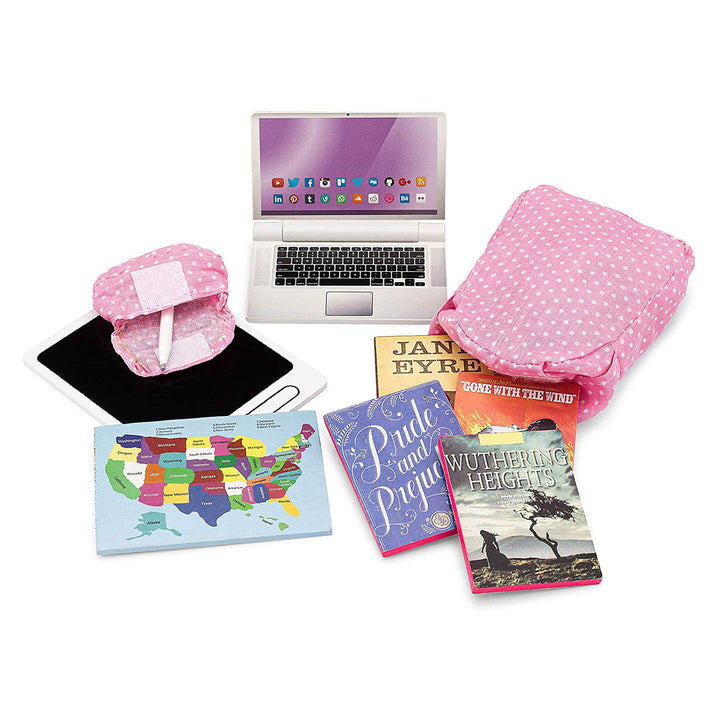 Playtime by Eimmie Classroom Playset w/ Desk, Chair, & Laptop (Open Box)