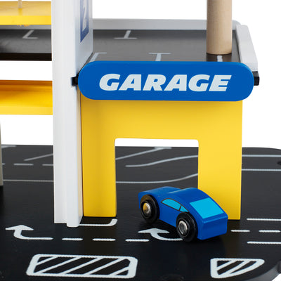 Theo Klein Michelin Car Service Station Kids Toy Play Set with 1 Car (Open Box) - VMInnovations