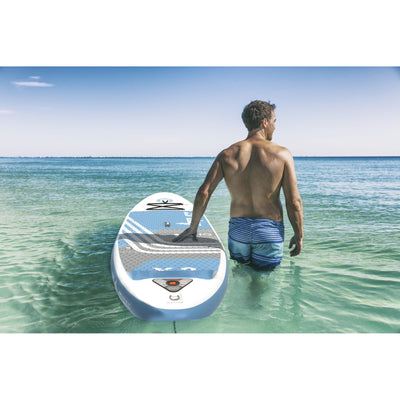Zray 10'10" X-Rider Deluxe X2 Inflatable SUP All Around Paddle Board Kit, Blue - VMInnovations