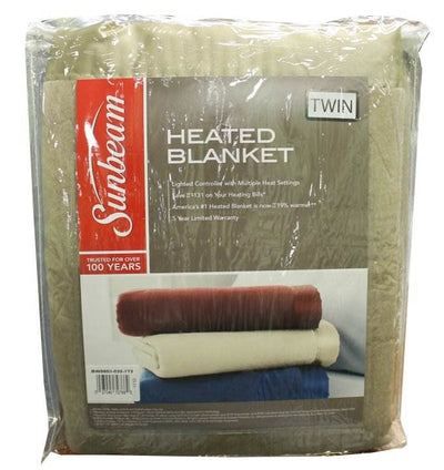 Sunbeam Electric Home Heated Warming Blanket - Twin