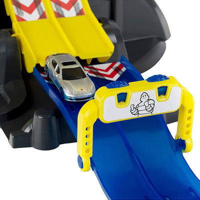 Theo Klein Parking Garage Toy w/ 4 Levels and 2 Cars for Ages 3 and Up, Yellow - VMInnovations