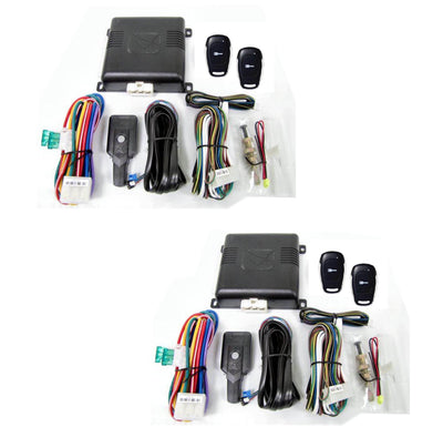 (2) AUDIOVOX PRESTIGE APS901E Long Range Remote Car Starter Systems w/ Remotes
