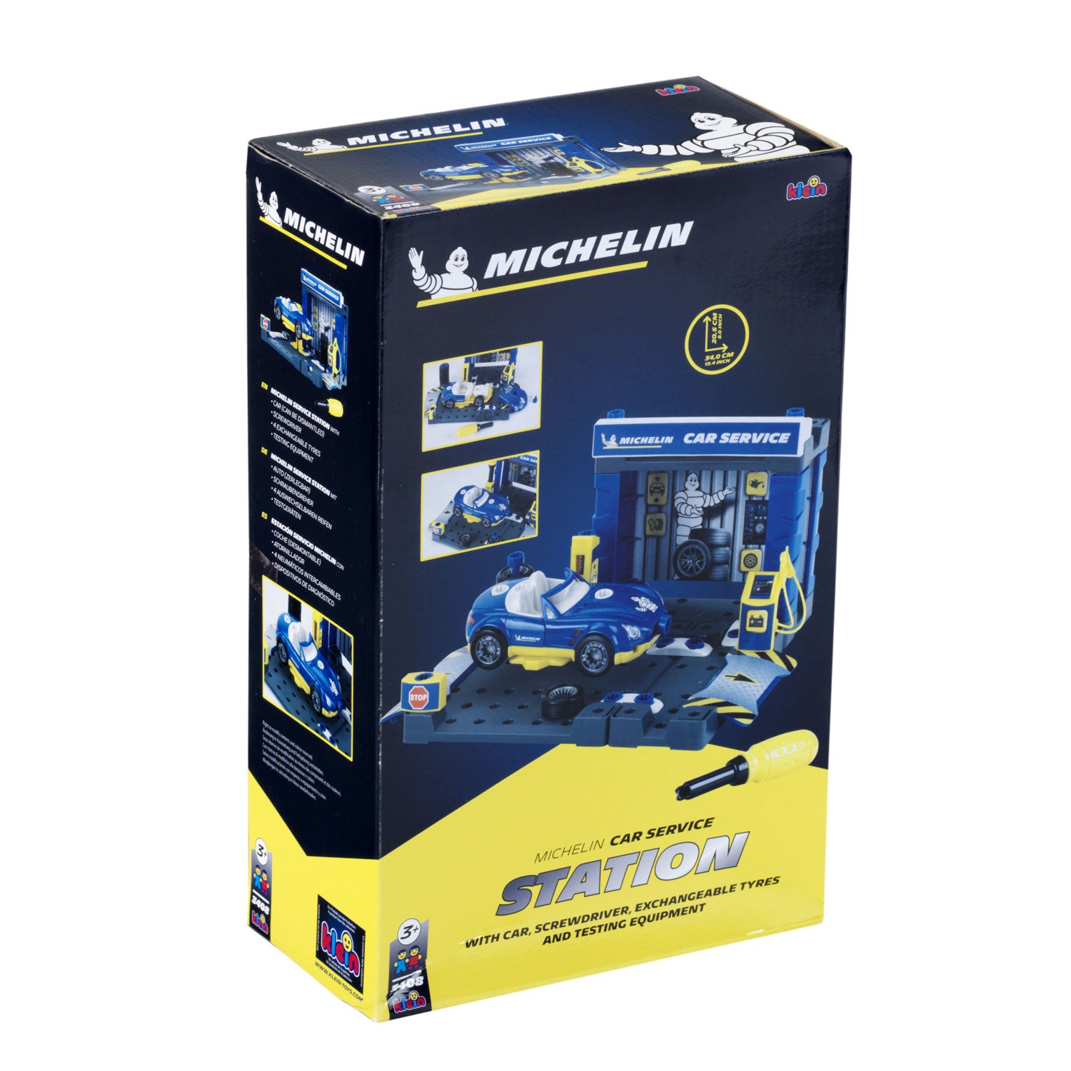Theo Klein Michelin Car Service Station Kids Toy w/ Accessories (Open Box) - VMInnovations