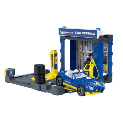 Theo Klein Michelin Car Service Station Kids Toy w/ Accessories (Open Box) - VMInnovations