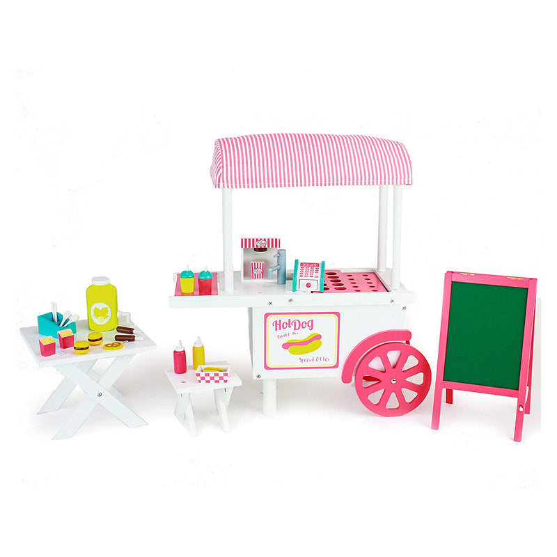 Playtime  Hot Dog Cart Playset with Accessories for 18 Inch Dolls (Open Box)