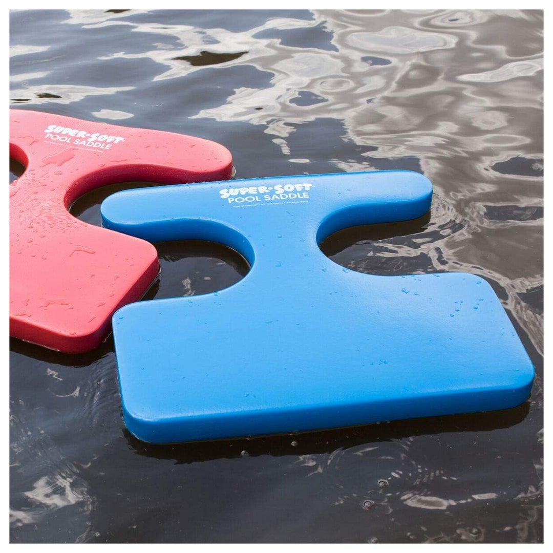 TRC Recreation Super Soft Foam Water Saddle Pool Lounger Float, Bahama Blue