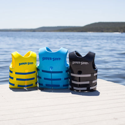 TRC Super Soft XS Life Jacket Vinyl Coated Foam Swim Vest, Yellow (Open Box)