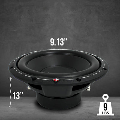 ROCKFORD FOSGATE R2D2-10 500W 10" 2-Ohm DVC Subwoofer Power Sub (Used)