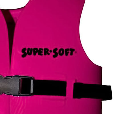 TRC Recreation Super Soft Life Jacket Swim Vest, Medium, Flamingo Pink(Open Box)