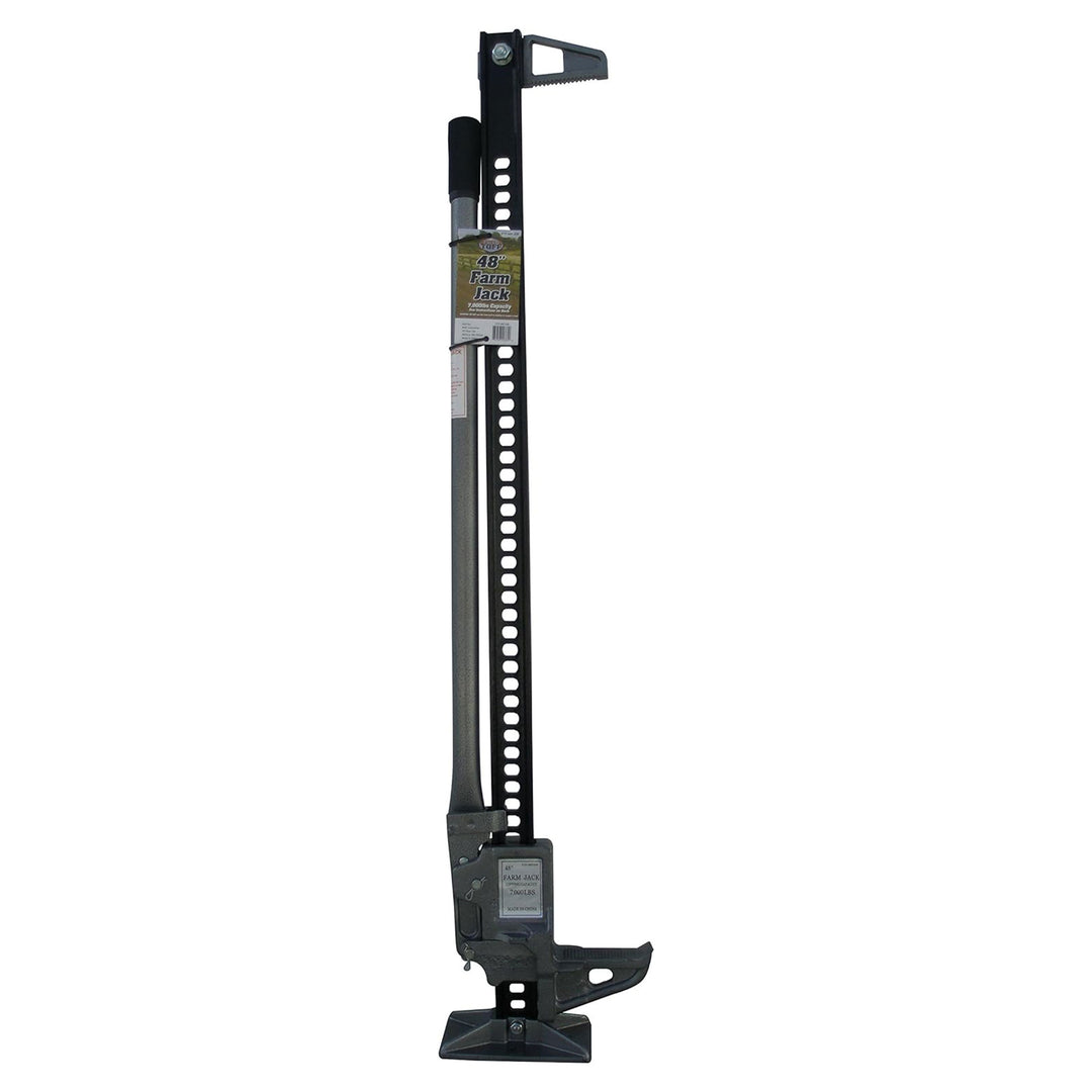 Timber Tuff 48 Inch Standard Base Farm Jack with 7000 Pound Weight Capacity