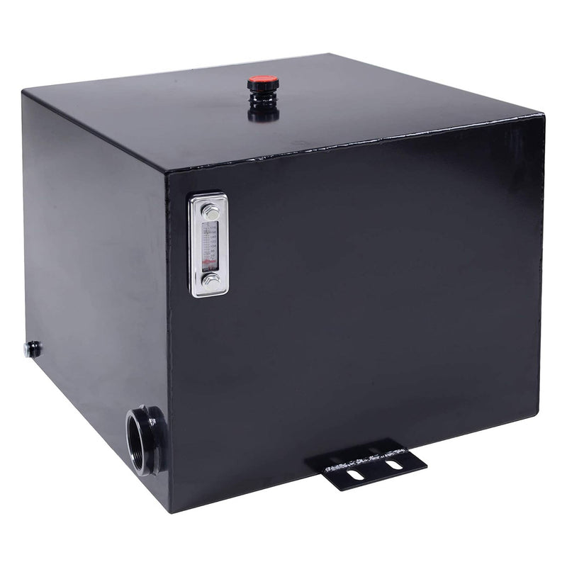 Field Tuff 20 Gallon 14 Gauge Steel Hydraulic Reservoir Tank, Black, FTF-20GOR