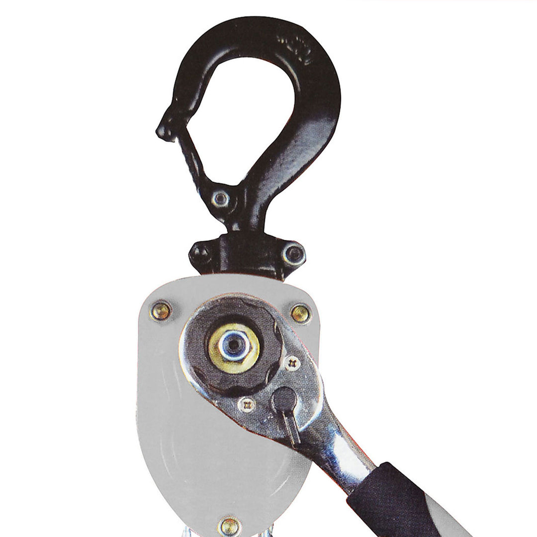 Shop Tuff 1/2 Ton Manual Lever Chain Hoist, 10 Ft Lift Height, Portable, Steel