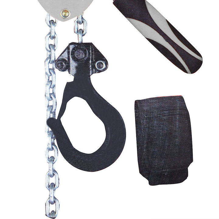 Shop Tuff 1/2 Ton Manual Lever Chain Hoist, 10 Ft Lift Height, Portable, Steel