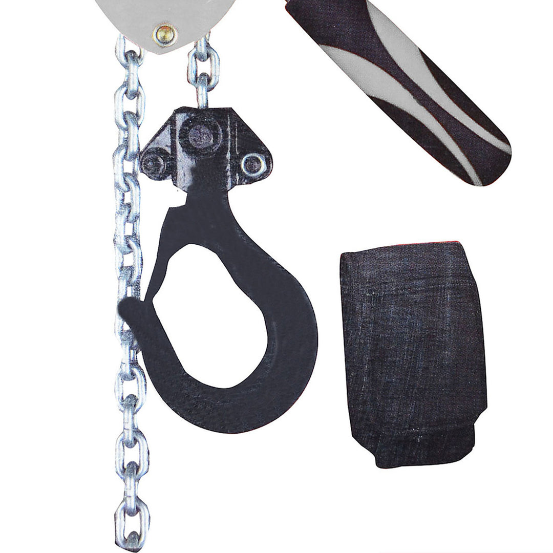 Shop Tuff 1/2 Ton Manual Lever Chain Hoist, 10 Ft Lift Height, Portable, Steel