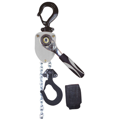 Shop Tuff 1/2 Ton Manual Lever Chain Hoist, 10 Ft Lift Height, Portable, Steel - VMInnovations