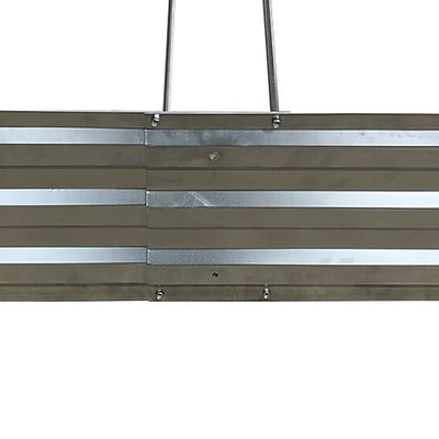 Yard Tuff Galvanized Steel Raised Garden Bed, Modern Outdoor Planter Box, Silver - VMInnovations