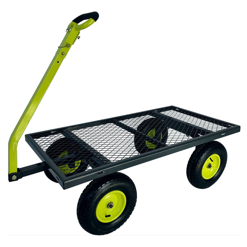 Yard Tuff 3-in-1 Dual Side Dump Wagon with Fold Down Sides and 1000 lb. Capacity