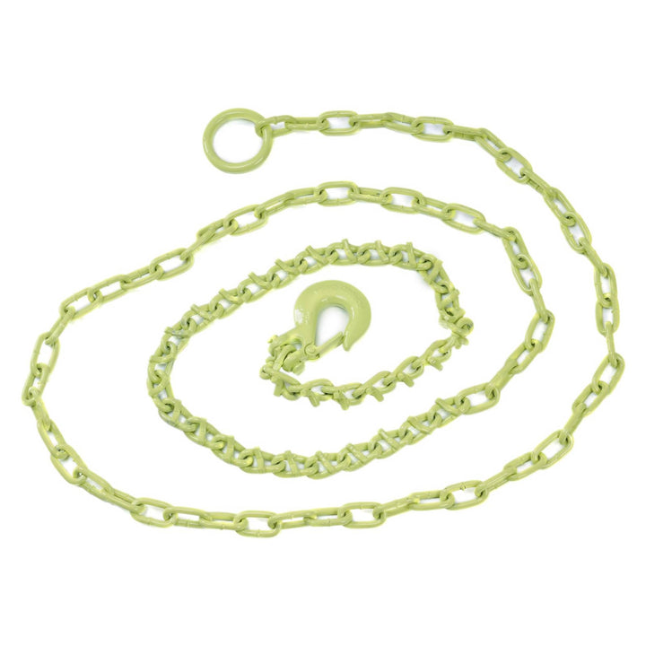 Timber Tuff TMW-20 12-Foot Log Grabber Chain Loop Slides Over 2" Ball, Green