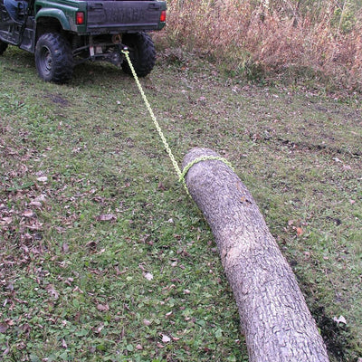 Timber Tuff TMW-20 12-Foot Log Grabber Chain Loop Slides Over 2" Ball, Green - VMInnovations