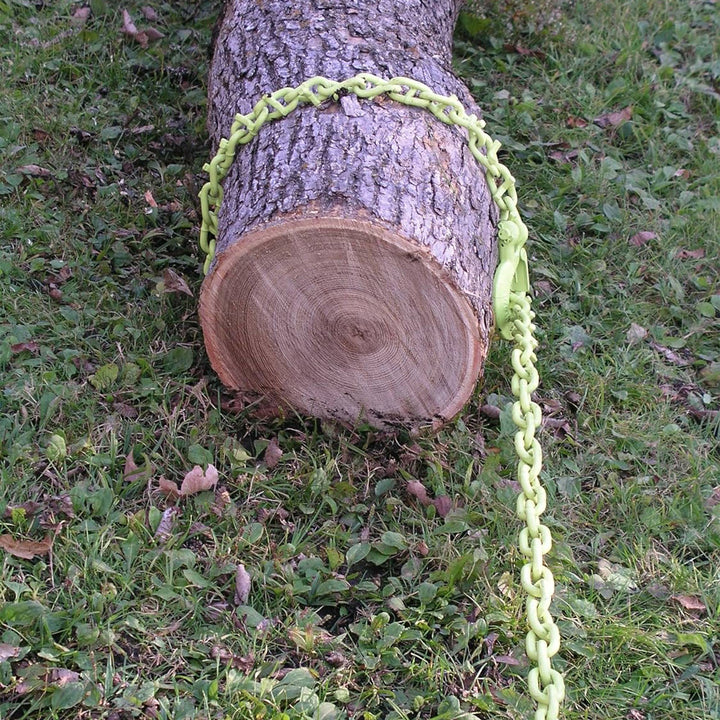 Timber Tuff TMW-20 12-Foot Log Grabber Chain Loop Slides Over 2" Ball, Green