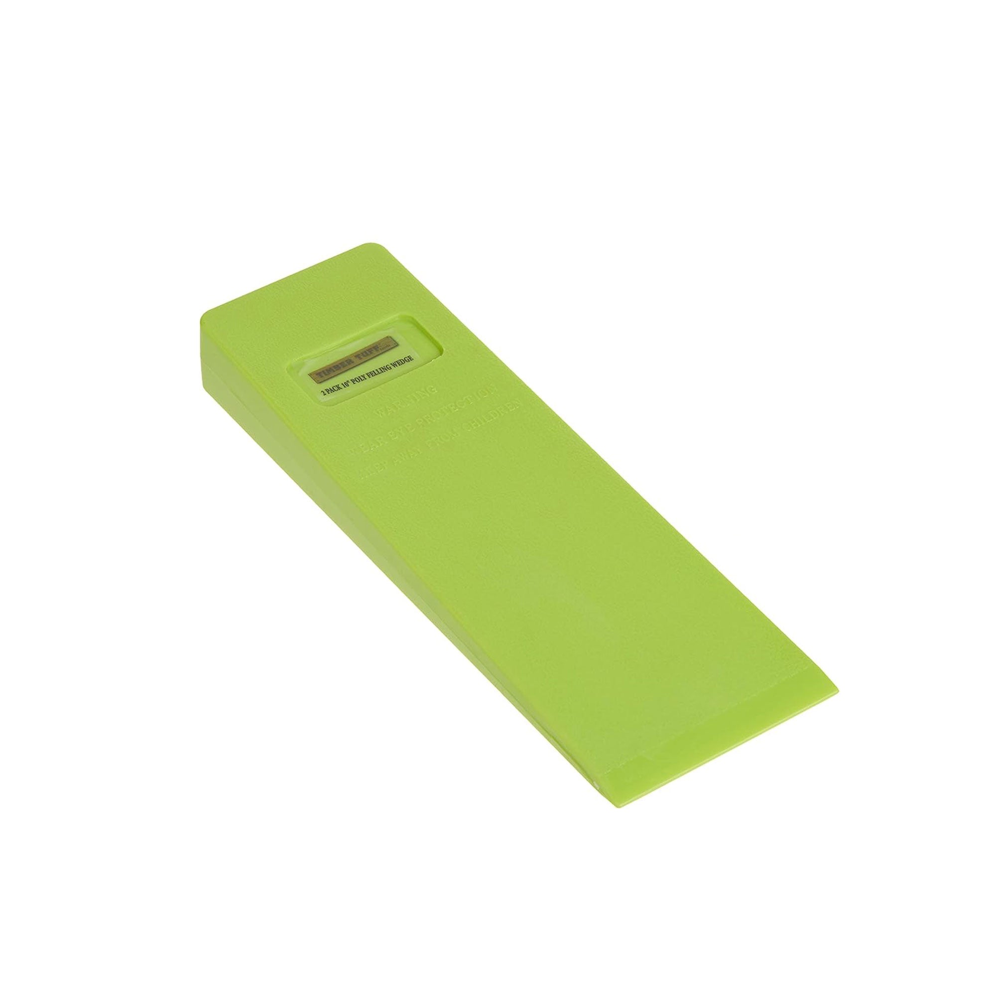 Timber Tuff 10" Felling Wedge w/Hi Vis Color & Serrated Grippers (2pk)(Open Box) - VMInnovations