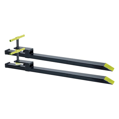 Field Tuff Heavy Duty Steel Tractor Bucket Forks, 2,600 Pound Capacity, 2 Pack - VMInnovations