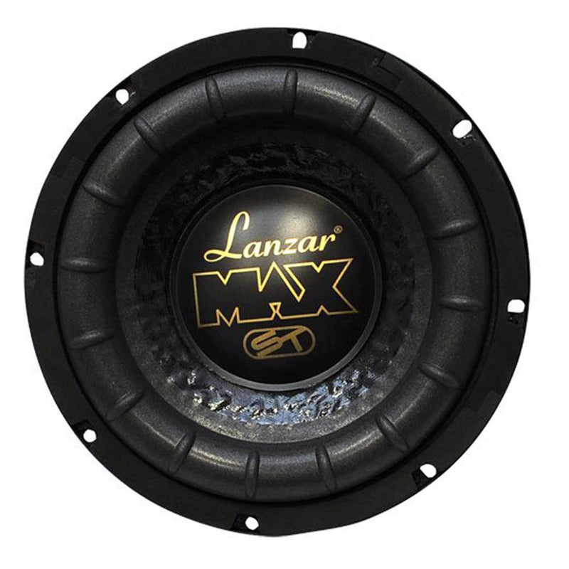 Lanzar 8 Inch 600W 4 Ohm 4 Layer Voice Coil Car Audio Subwoofer (2 Pack) | MAX8