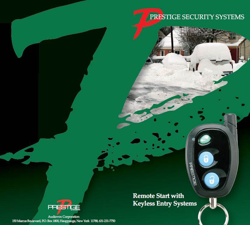 AUDIOVOX Prestige APS51 Car Remote Starter + Keyless