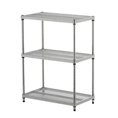 Design Ideas 3 Tier Full-Size Metal Storage Shelving Unit Rack (For Parts) - VMInnovations