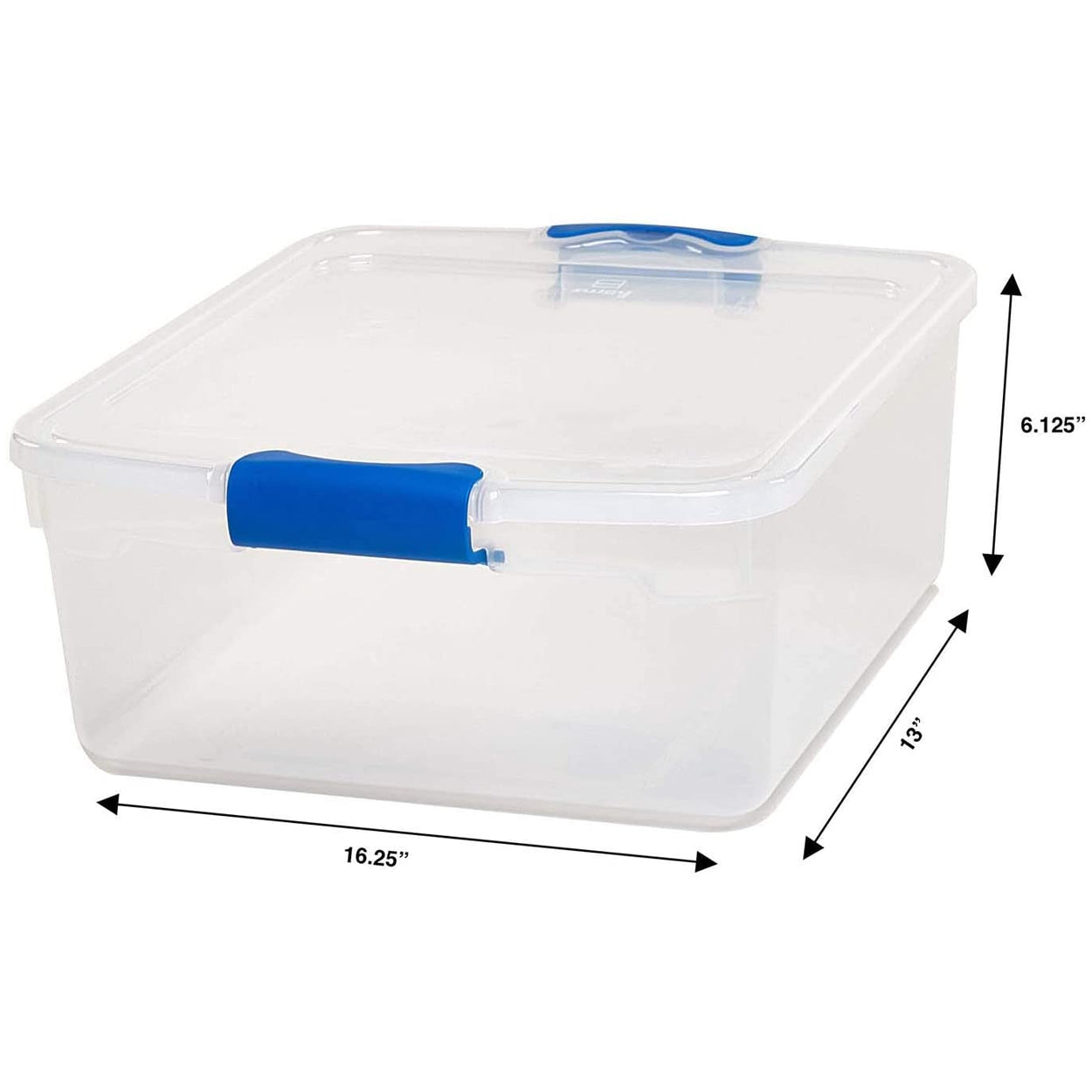 Homz 31 Quart Heavy Duty Clear Plastic Stackable Storage Containers, 4 Pack (2 Pack)  + Homz 15.5 Quart Heavy Duty Clear Plastic Stackable Storage Containers, 4 Pack (2 Pack)