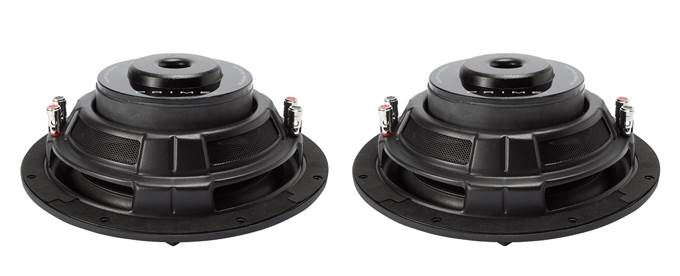 2) ROCKFORD FOSGATE R2SD2-10 10" 800W Car Shallow/Slim Subwoofers Subs R2SD210