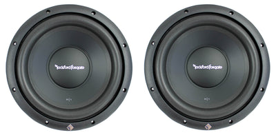Rockford Fosgate R1S4-10 Prime 10" 400W 4 Ohm SVC Car Audio Subwoofer Sub, Pair