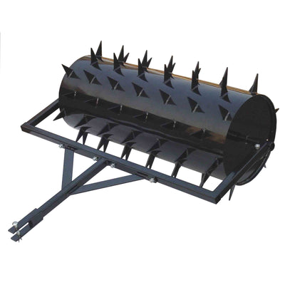 Yard Tuff 48" Wide Drum Spike Aerator w/Pin Style Hitch for Gardening (Open Box)