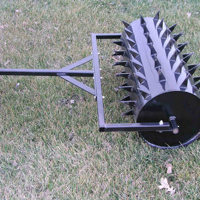 Yard Tuff 48" Wide Drum Spike Aerator w/Pin Style Hitch for Gardening (Open Box) - VMInnovations