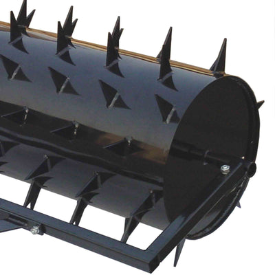Yard Tuff 48" Wide Drum Spike Aerator w/Pin Style Hitch for Gardening (Open Box)