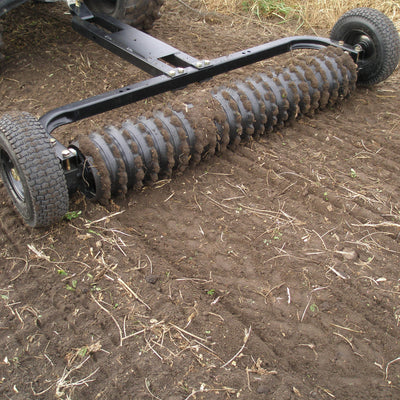 Field Tuff Cultipacker 72" 3 Point Hitch Durable Soil Preparation Tool, Black - VMInnovations