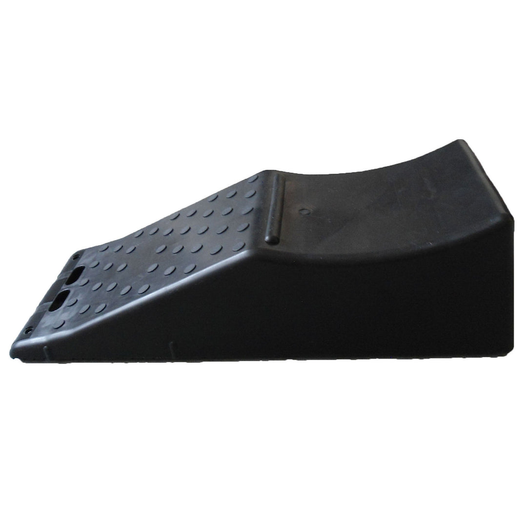Shop Tuff Tandem Wheel Changing Ramp with 5.5 Inch Lift, 6 Ton Capacity, Black