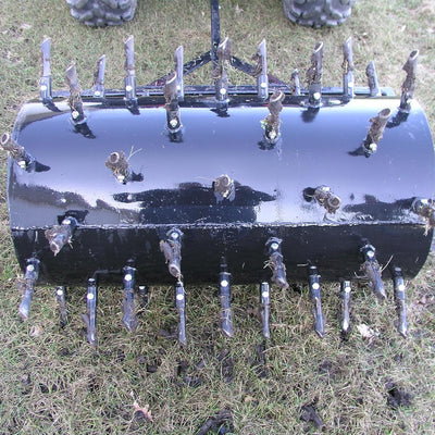 Yard Tuff Drum Plug Style Aerator Tow-Behind UTV or ATV Steel Blade, 36" Wide